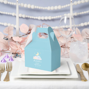 Dreamy Moon and Stars Cloud Nine Baby Shower Favor Box