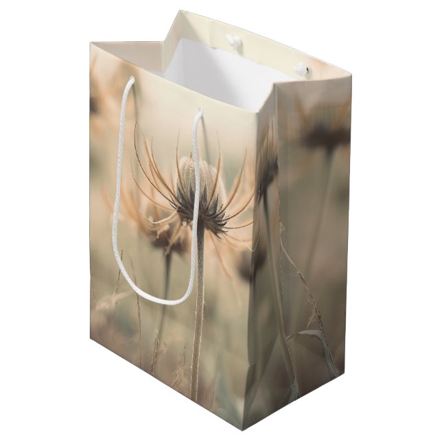 Dreamy nature in autumn  medium gift bag (Front Angled)