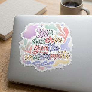 Dreamy Neurodivergent Affirmation Pastel Typograph