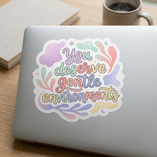 Dreamy Neurodivergent Affirmation Pastel Typograph