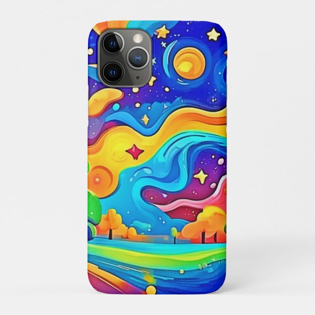 Dreamy Night: Starry Landscape Case-Mate iPhone Case (Back)
