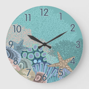 Dreamy Ocean Large Clock