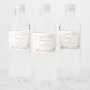 Dreamy Ocean Under the Sea Bridal Shower Favors Water Bottle Label