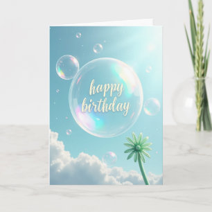 Dreamy Orb Birthday Card