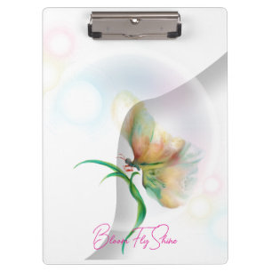 Dreamy Pastel Butterfly clipboard 