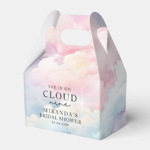 Dreamy Pastel Cloud Nine Bridal Shower  Favor Box