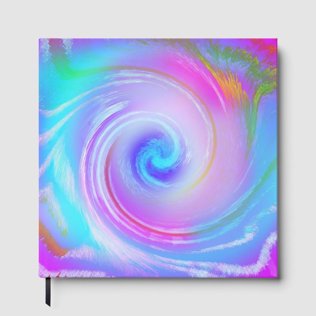 🌈 Dreamy Pastel Event Guest Book | Modern  (Front)