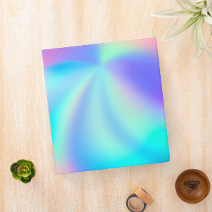 Dreamy Pastel Gradient Abstract Background Binder