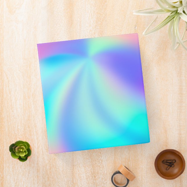 Dreamy Pastel Gradient Abstract Background Binder (In Situ)