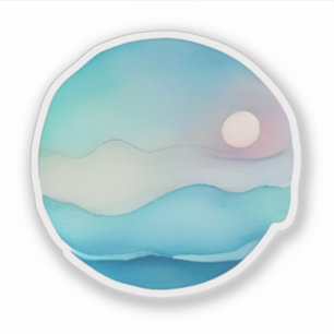 Dreamy Pastel Ocean Horizon