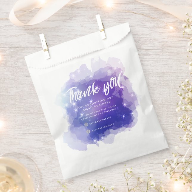 dreamy pastel sky splash business thank you  favou favour bag (Clipped)