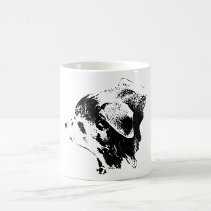 Dreamy Pause in Monochrome Coffee Mug