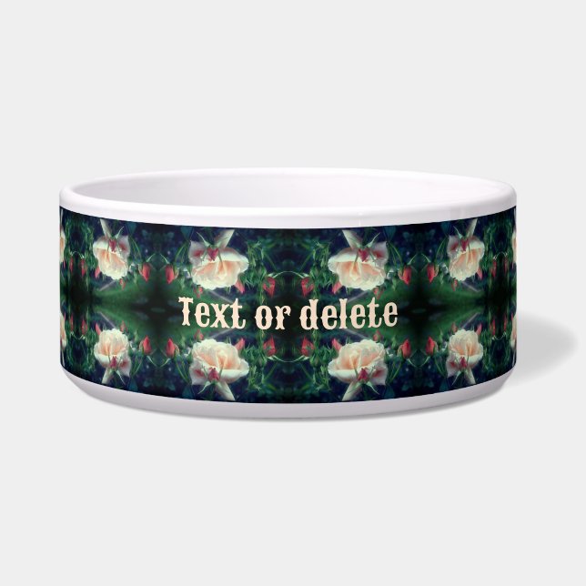 Dreamy Peach Rose And Buds Abstract Personalized (Front)