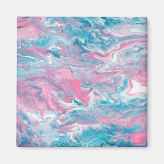 Dreamy pink and blue skies magnet