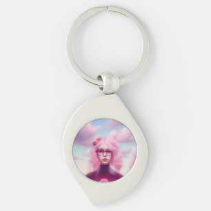 Dreamy Pink Keychain