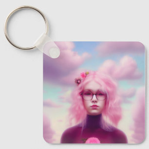 Dreamy Pink Keychain