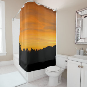 Dreamy Prairie Hills Silhouette At Sunset Photo
