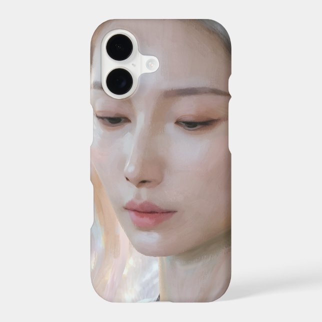 Dreamy Prismatic Light Female Portrait (Back)