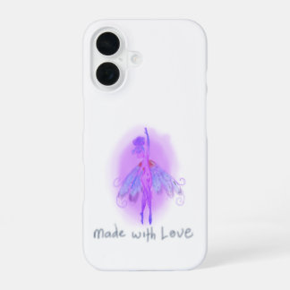 Dreamy Purple Fairy – Soft Pink & Lavender Fantasy iPhone 16 Case