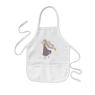 Dreamy Rapunzel in Bloom Kids Apron