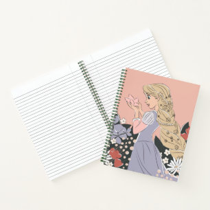 Dreamy Rapunzel in Bloom Notebook