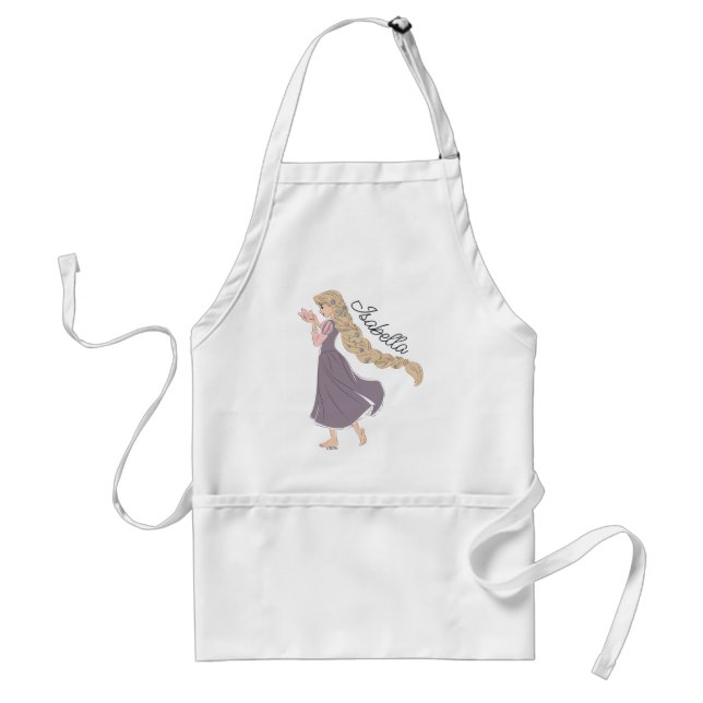 Dreamy Rapunzel in Bloom Standard Apron (Front)