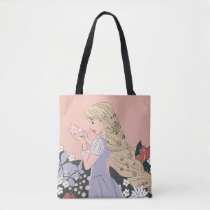 Dreamy Rapunzel in Bloom Tote Bag