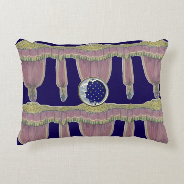 Dreamy Rectangular Pillow – Celestial Poetcore  (Front)