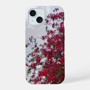  Dreamy Red Bougainvillea Floral Photography iPhon iPhone 15 Case