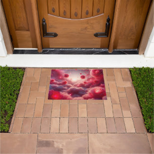 Dreamy Romantic Fantasy Roses Love Doormat