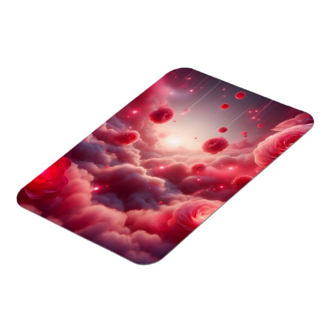 Dreamy Romantic Fantasy Roses Love Magnet (Left Side)