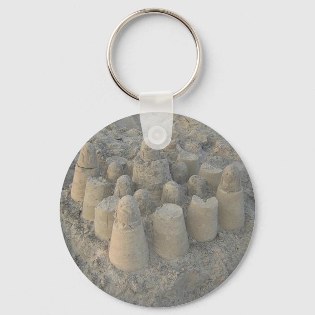 dreamy sandcastle keychain (Front)