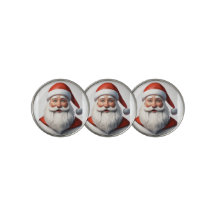 Dreamy Santa Claus Golf Ball Markers