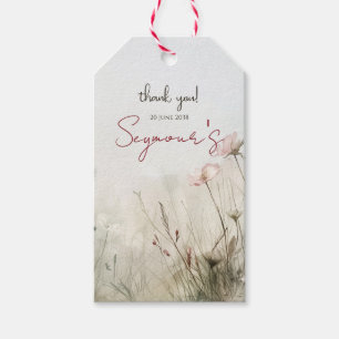 Dreamy Scene of Spring  Flowers Gift Tags
