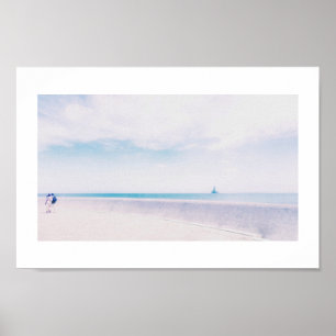 Dreamy Sea Point Cape Town Ship Couple Poster