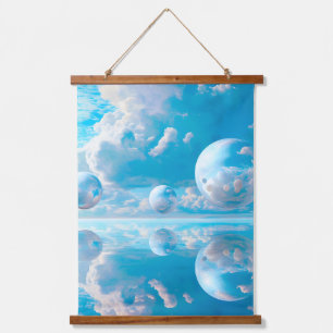 Dreamy Sky Surreal Nature Landscape Hanging Tapestry