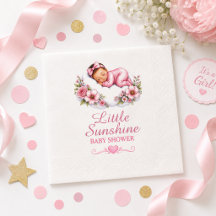 Dreamy Sleeping Baby Cloud Blossom Theme