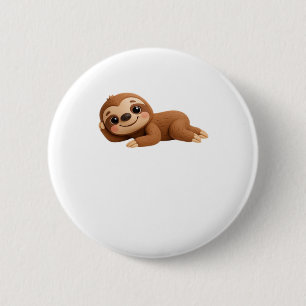 Dreamy Sloth 2 Inch Round Button