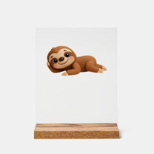 Dreamy Sloth Acrylic Sign