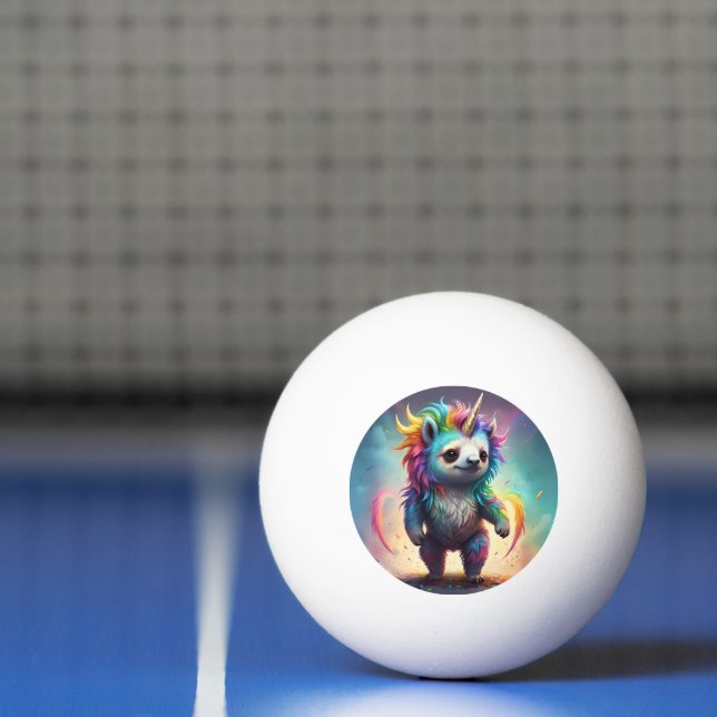 Dreamy Slothicorn: A Rainbow Baby Fantasy, Ping Pong Ball (Net)