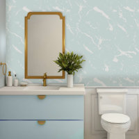 Dreamy Soft Aqua Green Blue Marble
