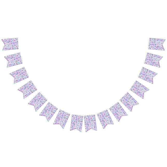 Dreamy Starburst Waves Pattern Bunting Flags (All)