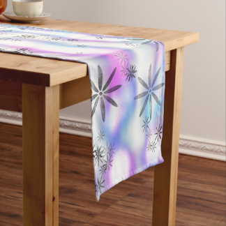 Dreamy Starburst Waves Pattern Medium Table Runner