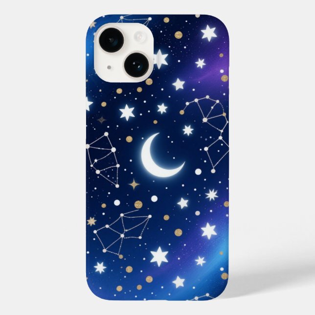 Dreamy Starry Night Sky – Celestial C Case-Mate iPhone Case (Back)