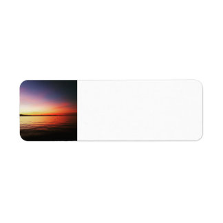 Dreamy Sunset Return Address