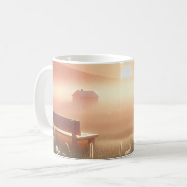Dreamy Sunset Scene Mug (Devant gauche)