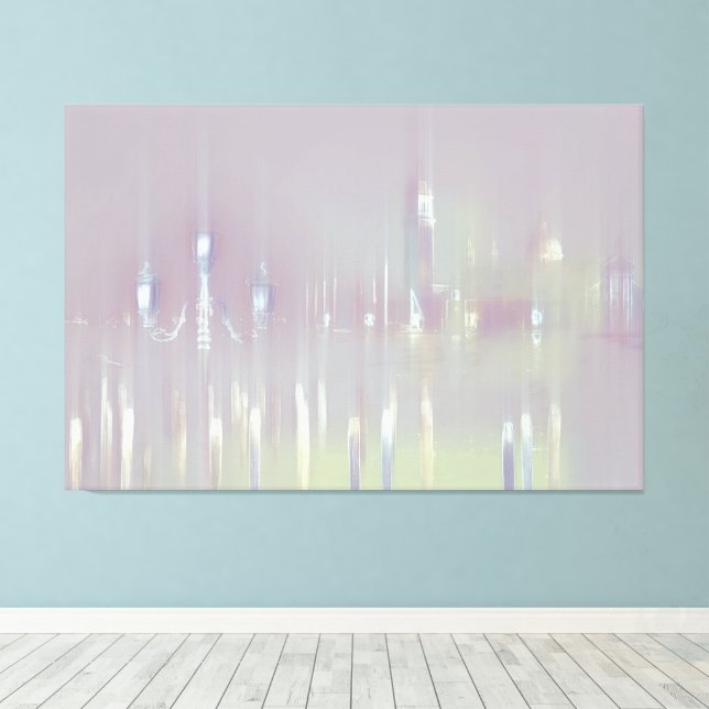 Dreamy Venice Italy Canvas Print (Insitu(Wood Floor))