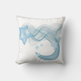 Dreamy Watercolor Abstract Fleece Blanket Throw Pillow