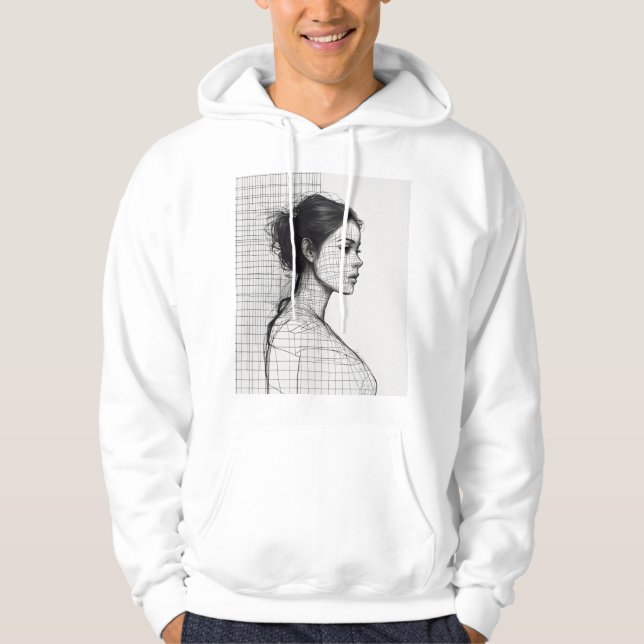 Dreamy watercolour Hoody (Front)