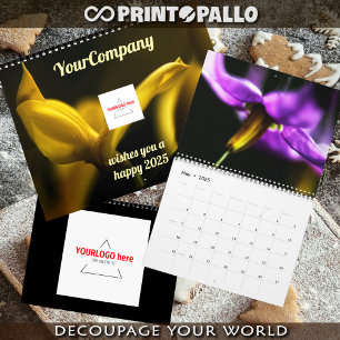 Dreamy whimsical flowers 2025 custom calendar